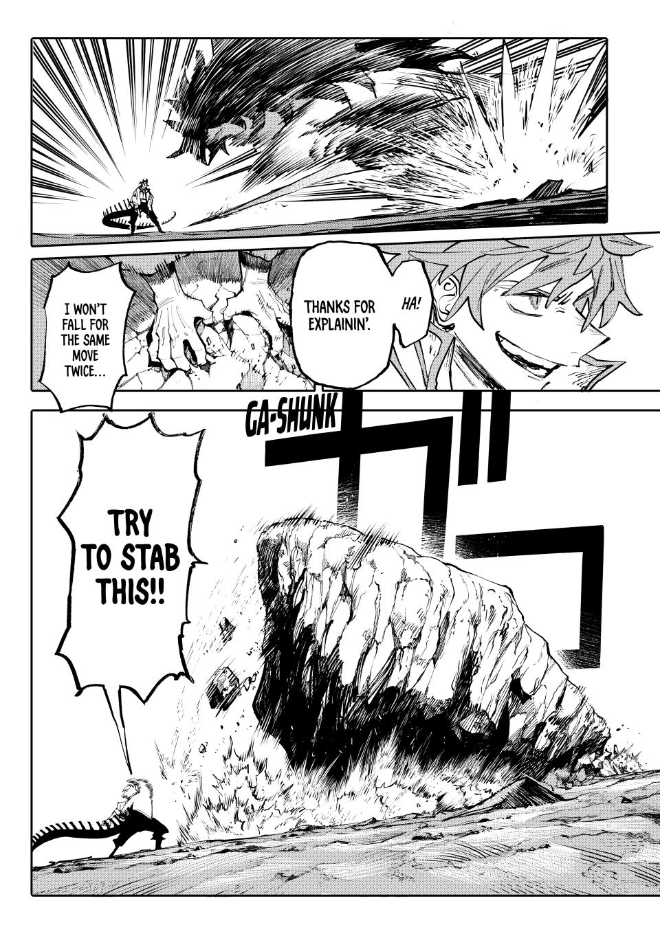 Galaxias Manga Chapter 10 page 12 - Neraid vs. Chalk!!