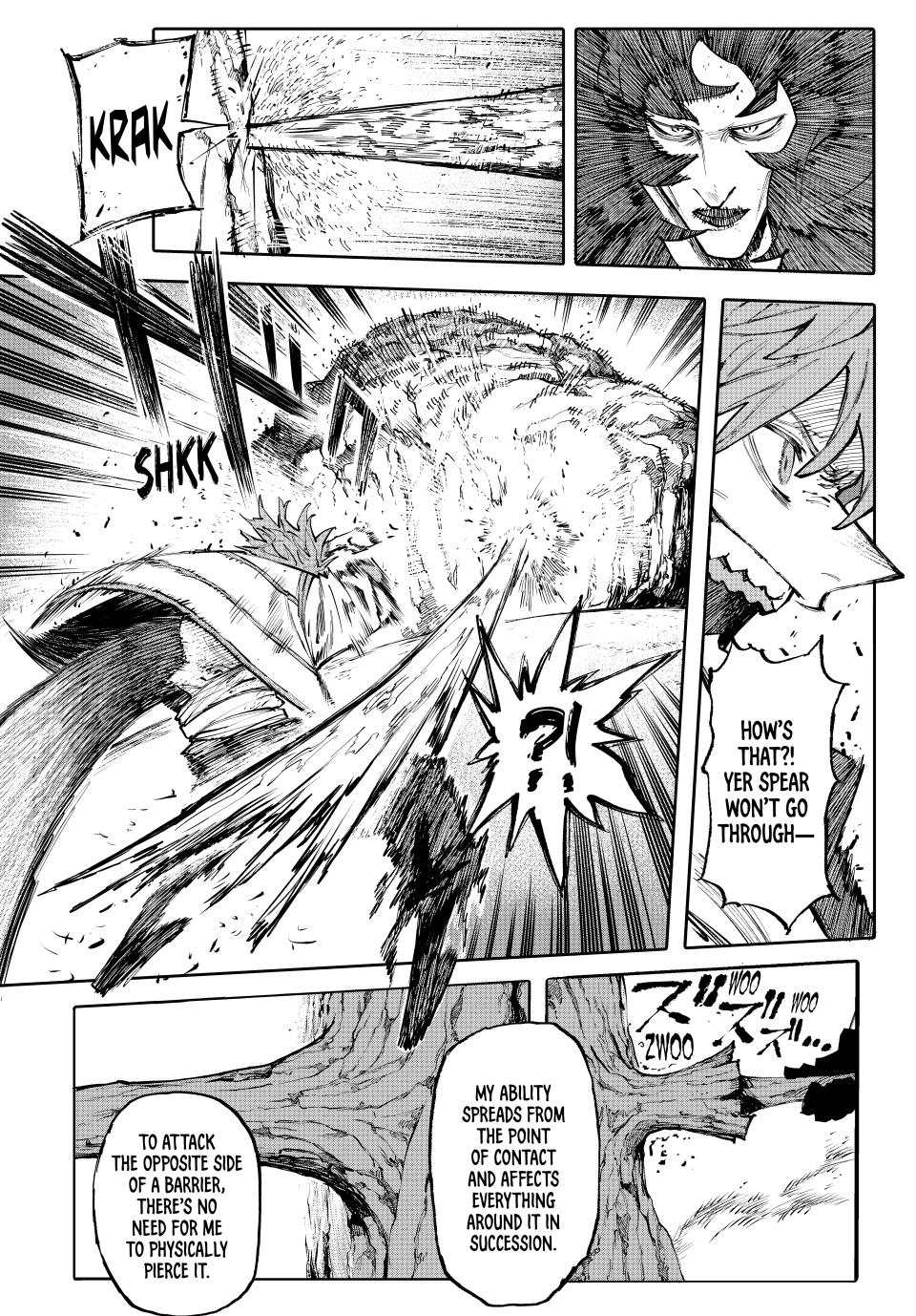 Galaxias Manga Chapter 10 page 13 - Neraid vs. Chalk!!
