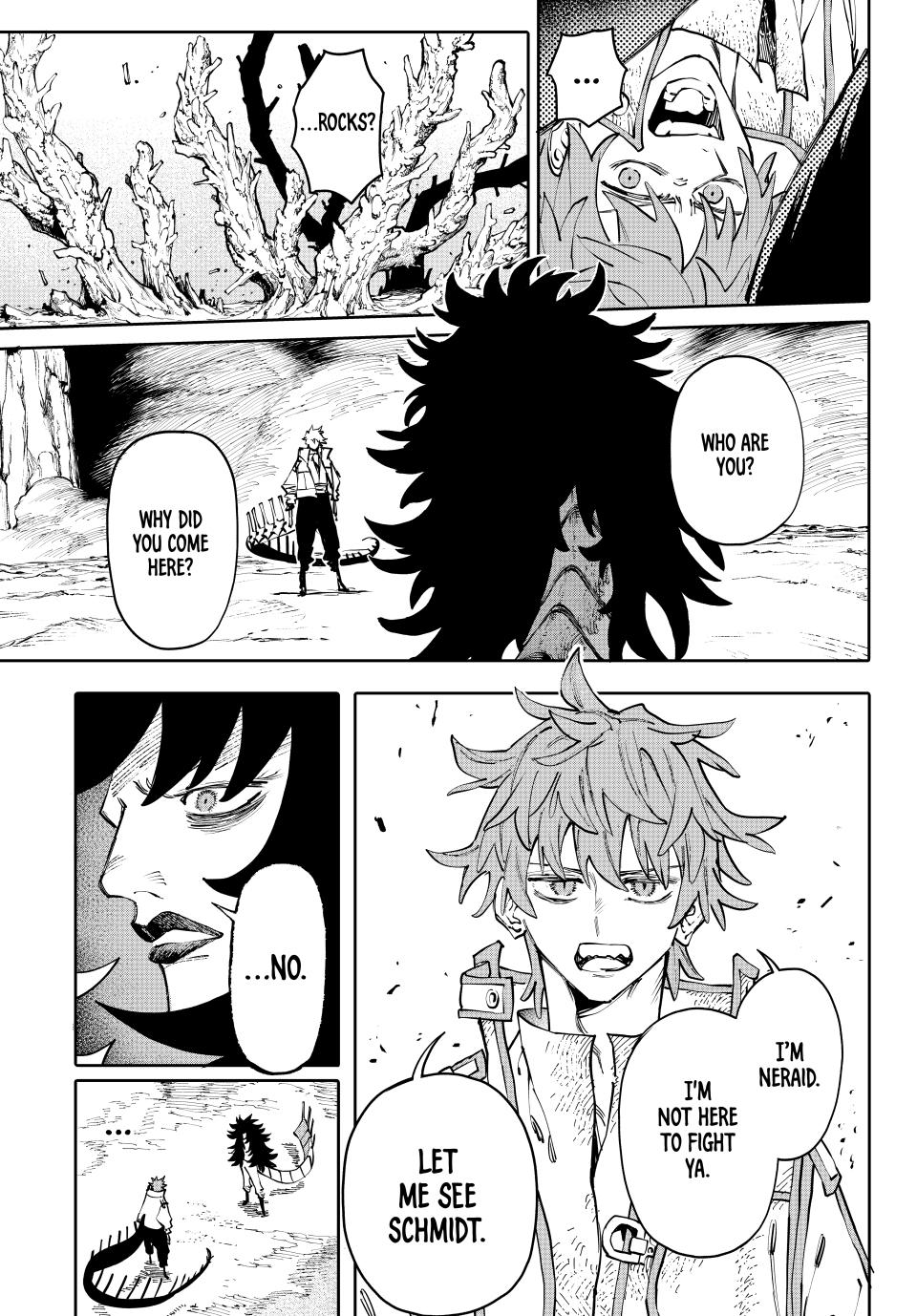 Galaxias Manga Chapter 10 page 7 - Neraid vs. Chalk!!