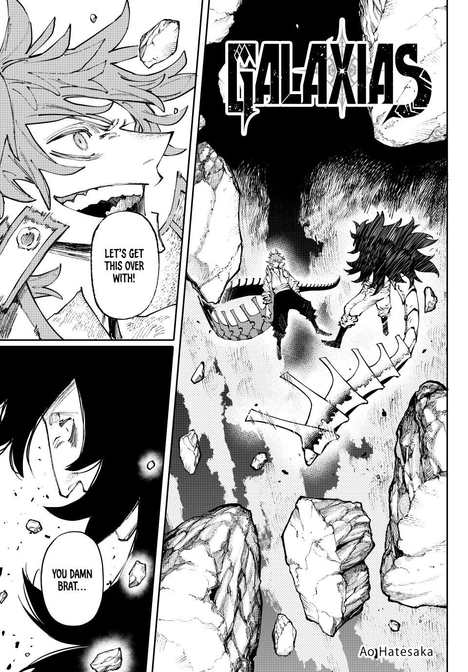 Galaxias Manga Chapter 11 page 1 - Neraid Vs. Chalk!! Part 2