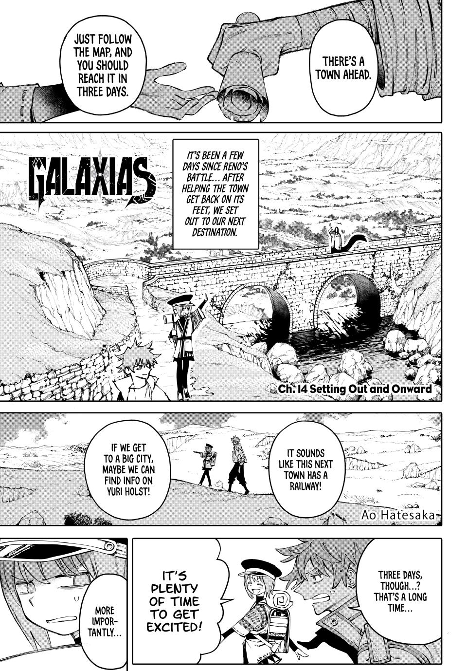 Galaxias Manga Chapter 14 page 1 - Setting Out and Onward