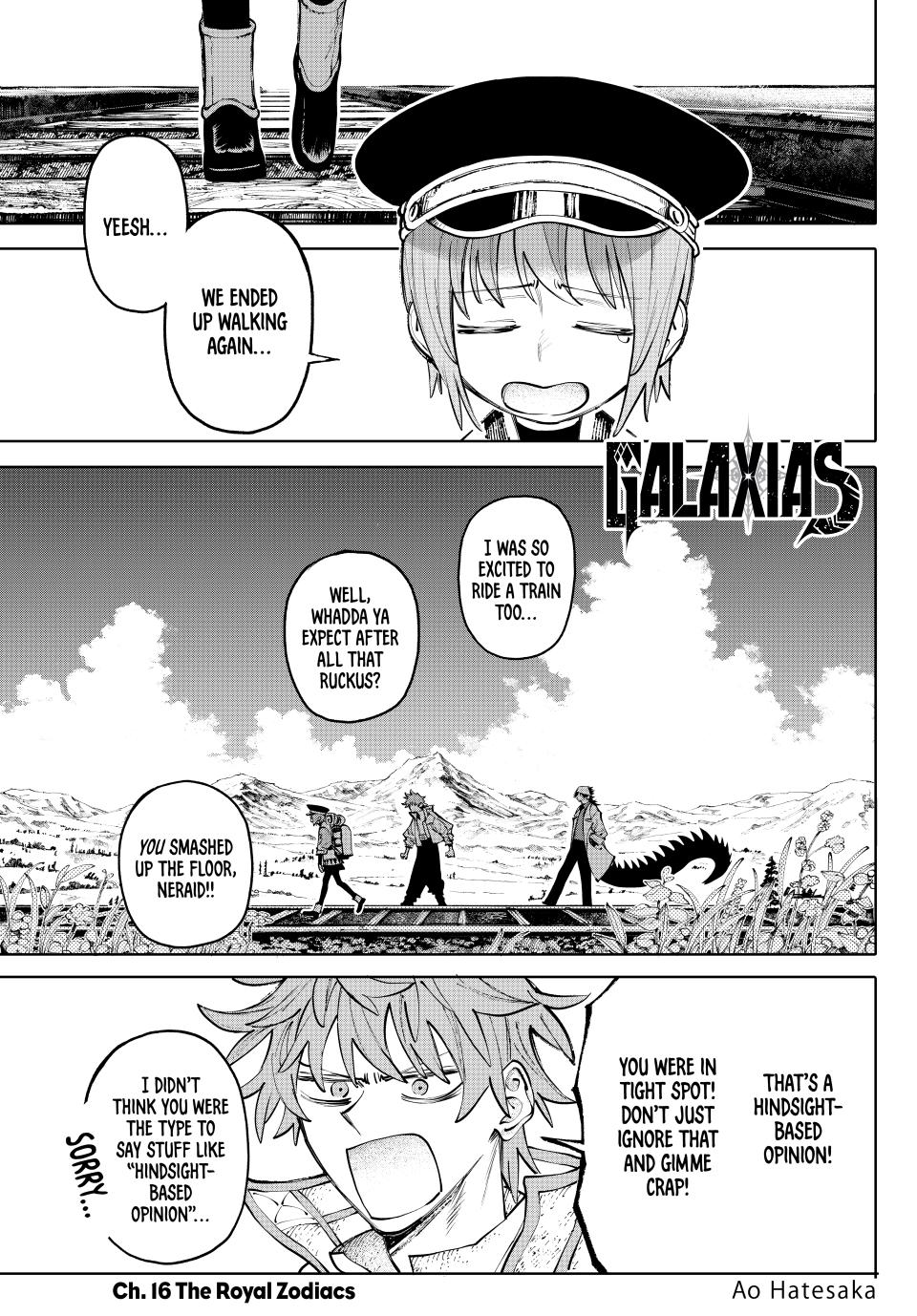 Galaxias Manga Chapter 16 page 1 - The Royal Zodiacs
