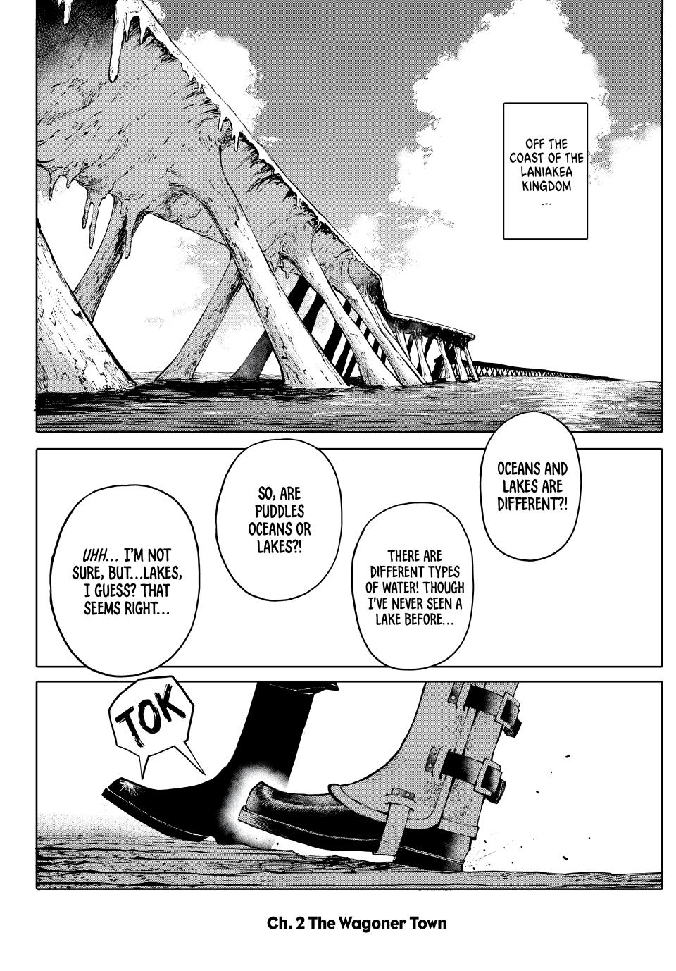 Galaxias Manga Chapter 2 page 2 - The Wagoner Town