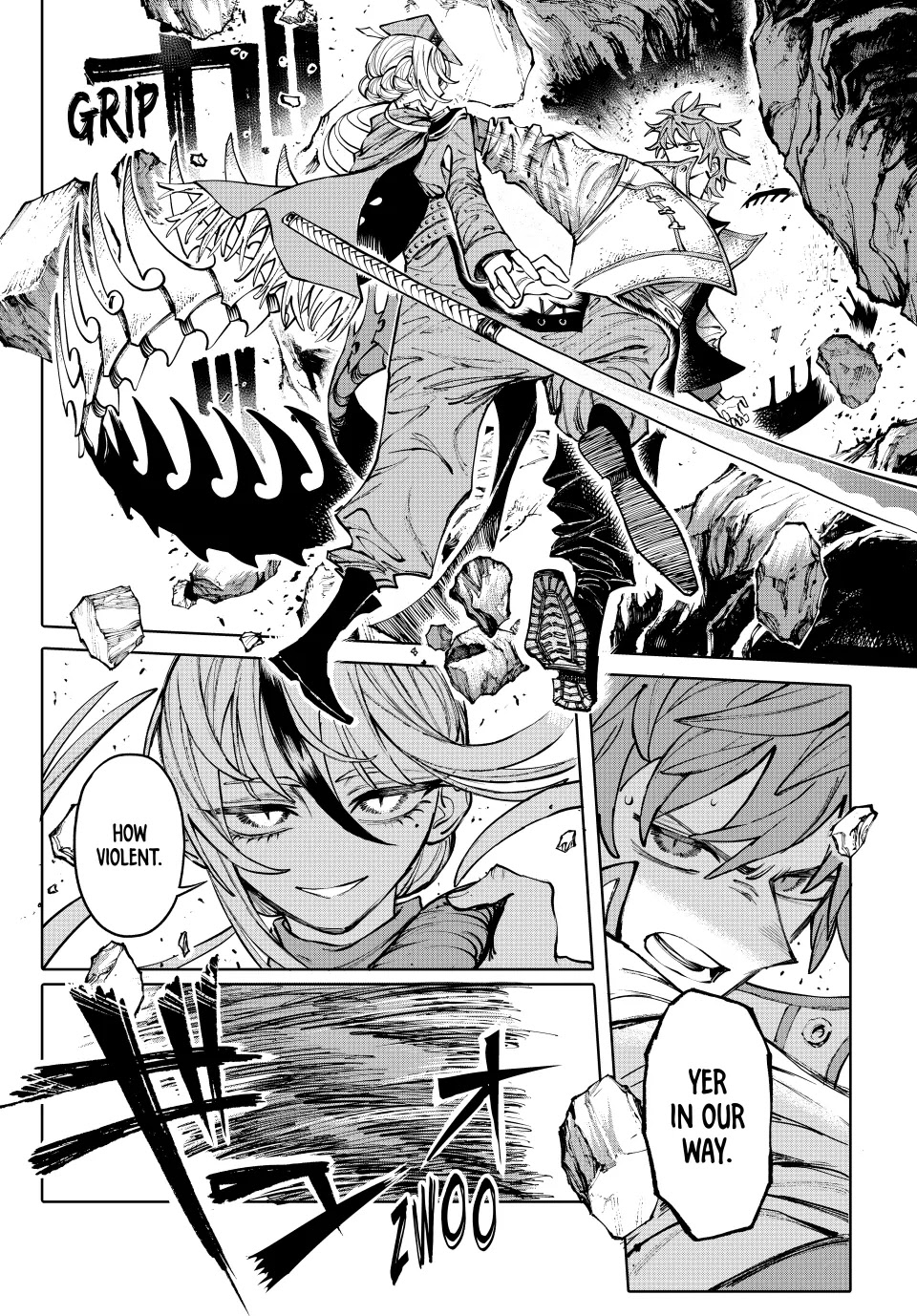 Galaxias Manga Chapter 20 page 11 - Neraid vs. Antares!! Part 1