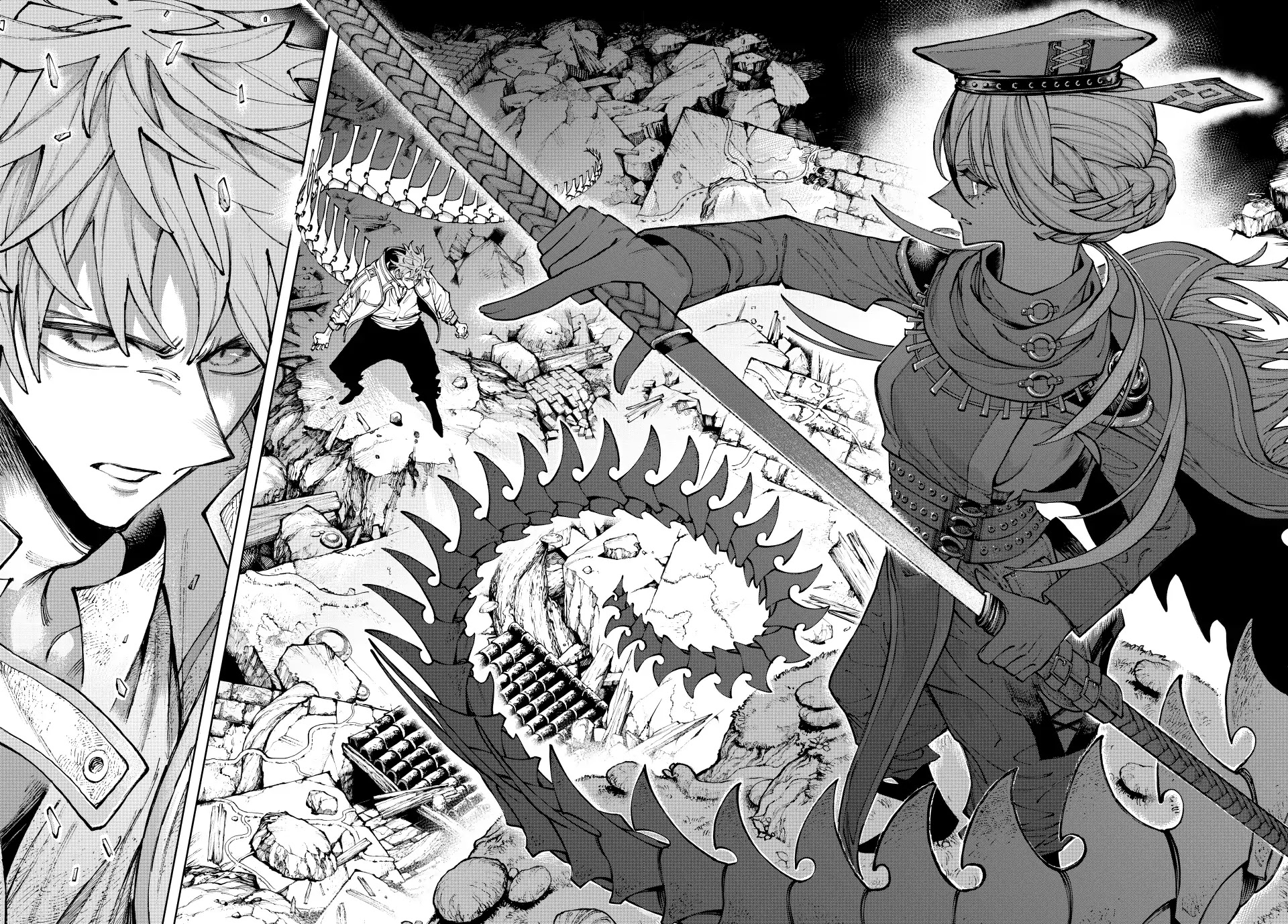 Galaxias Manga Chapter 20 page 2 - Neraid vs. Antares!! Part 1