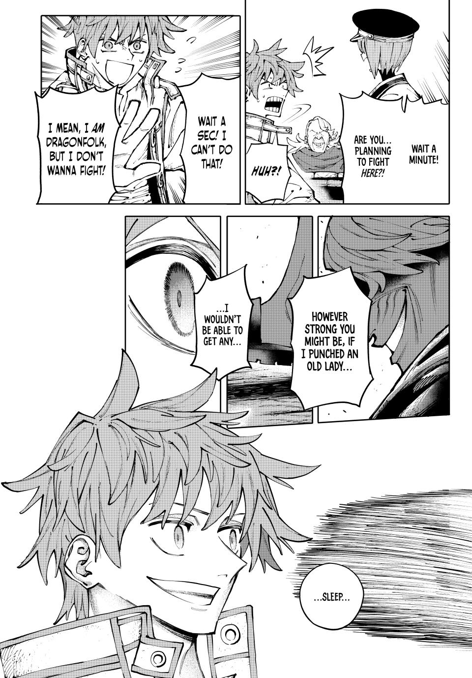 Galaxias Manga Chapter 3 page 13 - 'Cuz I'm a Kangaroo