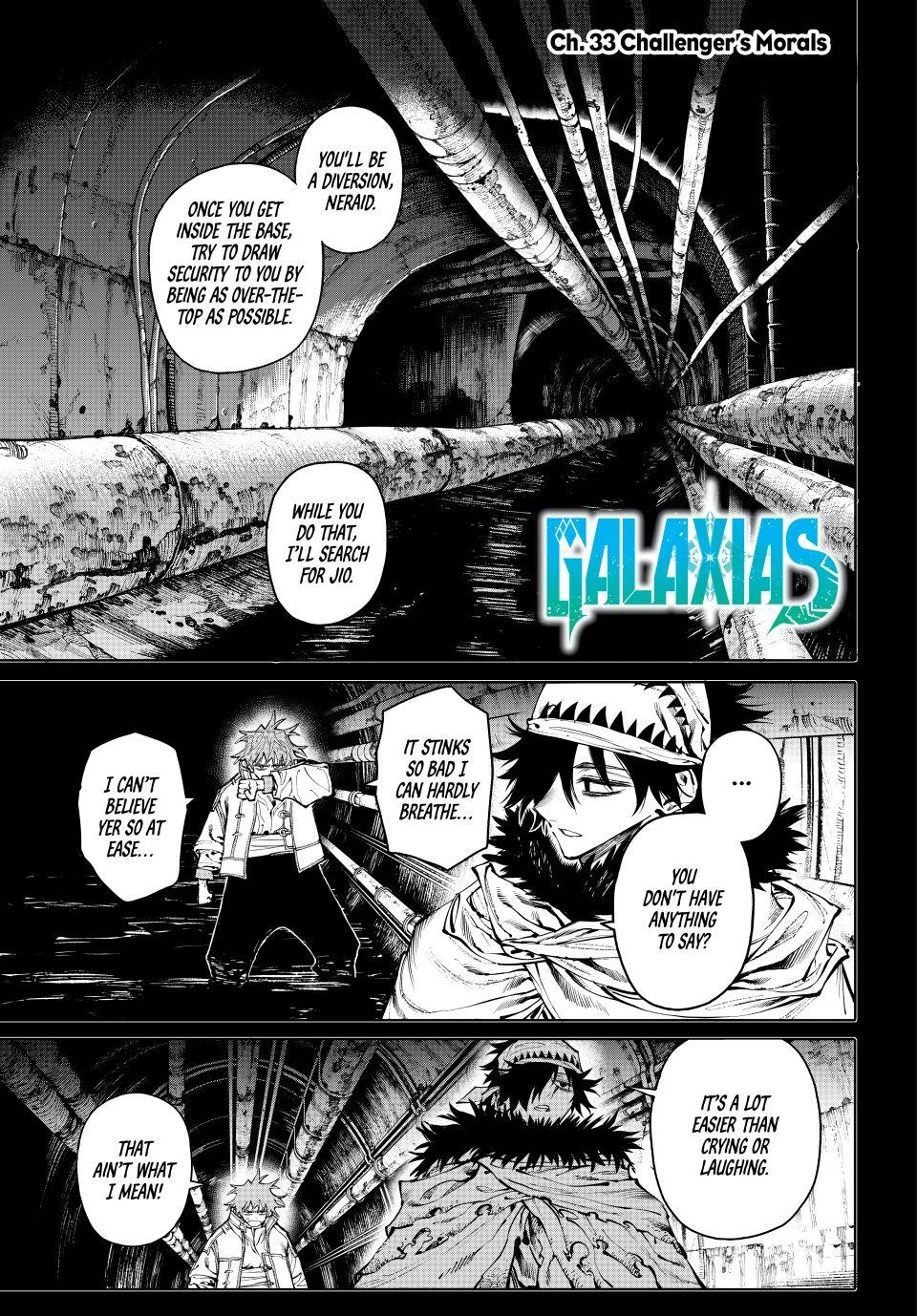 Galaxias Manga Chapter 33 page 1 - Challenger's Morals