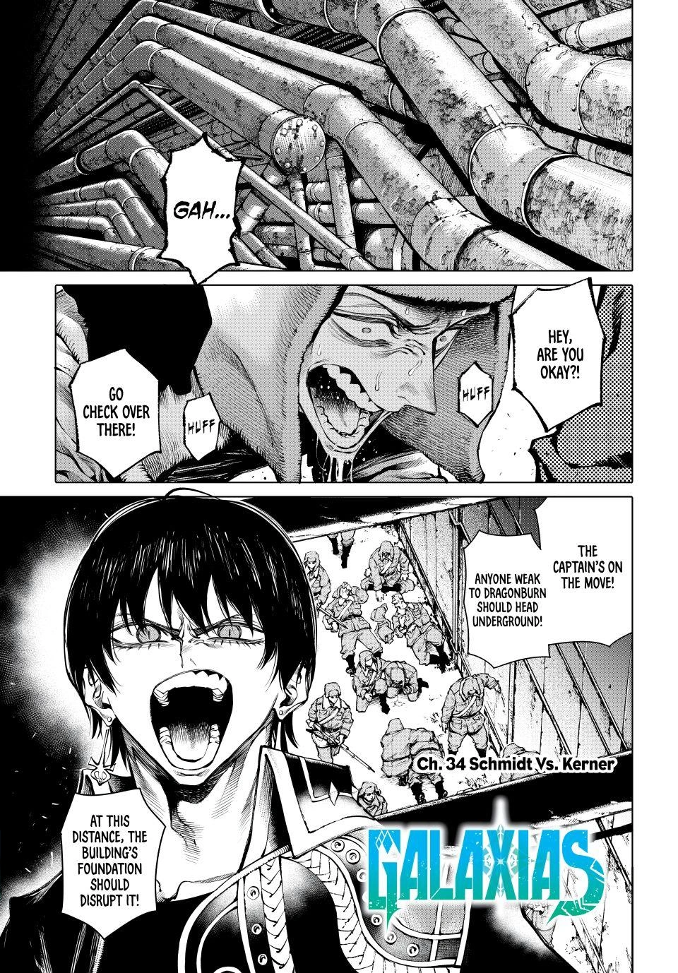 Galaxias Manga Chapter 34 page 1 - Schmidt Vs. Kerner