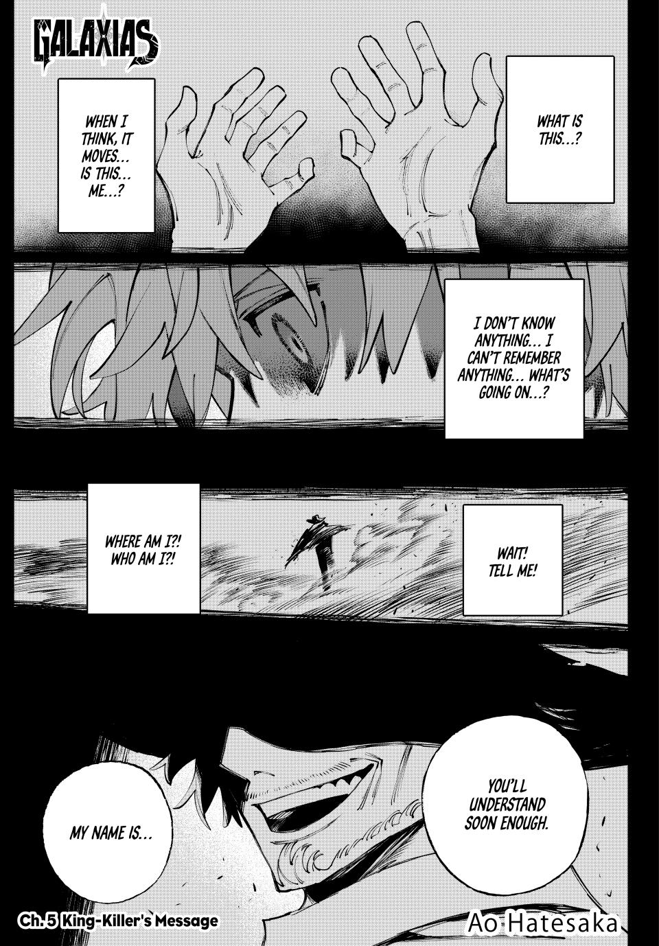 Galaxias Manga Chapter 5 page 1 - King-Killer's Message